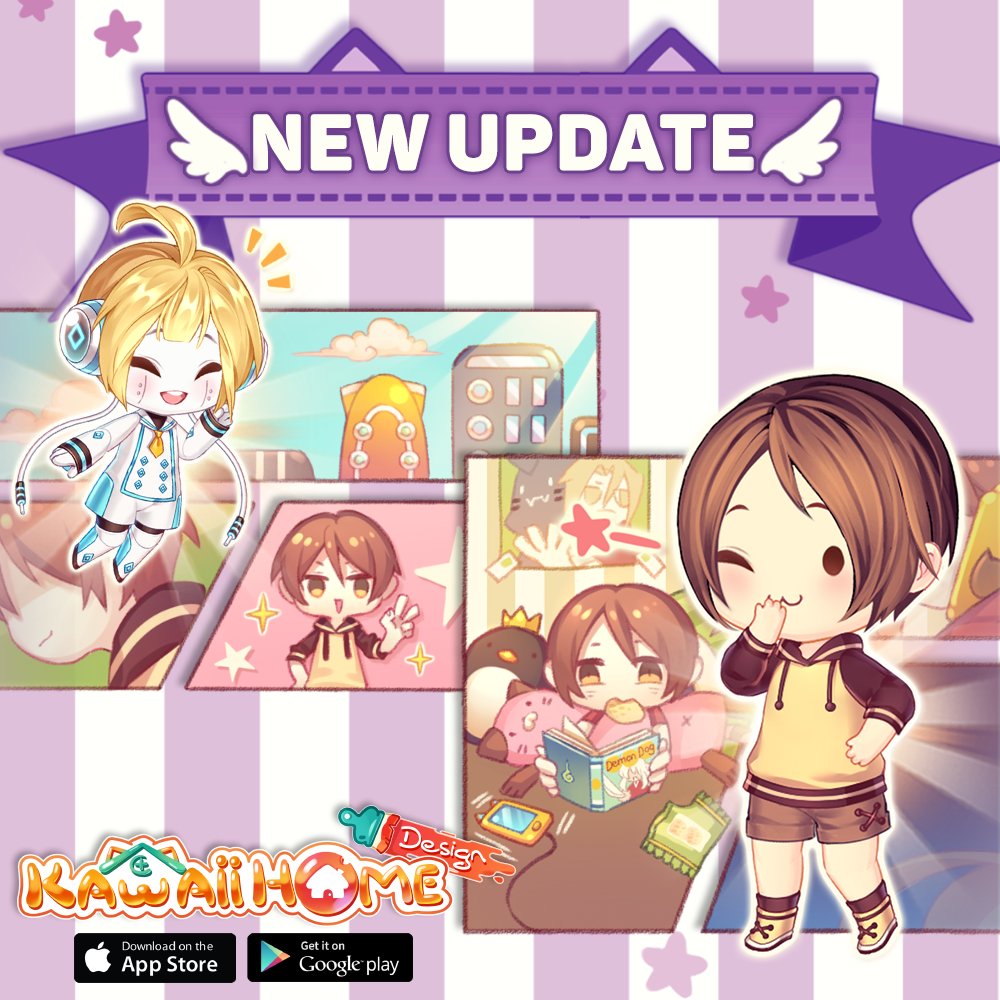 kawaii_home's tweet photo. ๐คฉ Something different? Yes! New version 0.1.3 now available!
๐ป Update: https://t.co/6q9qosNaN7
โก Excited NEW Events!
โก New decor items!
โก Bugs fixed and improvements!
and many NEW Features waiting for you to explore.
Enjoy your designing time!
#KawaiiHome #DIY #Selfinterior https://t.co/h26jHfcvN9