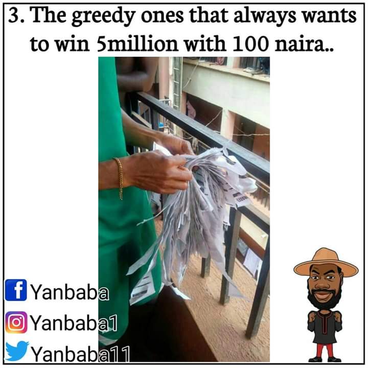 Ykontentfactory's tweet photo. Exclusive!!!. Part 1.
DIFFERENT KINDS OF PEOPLE YOU WILL SEE IN NAIJA SPORTS BETTING SHOPS.
#yanbaba #memegod #creativemonster
It's a thread https://t.co/XlhVjzIkjL