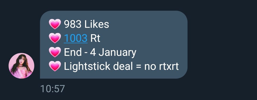 RTDEALBOY1's tweet image. 🍕🍕PEOPLE I NEED YOUR LIKE AND RT TO GET MY COUSINE'S BIRTHDAY GIFT (25th of January) 🍕🍕 she loves BTS, but I can't afford to buy her an ARMY BOMB, so just like and rt! Happy New year guys❤ #HappyNewYear #bts #army #PurpleDNAparty #RTDEAL #help
@HiKpopGiveaway