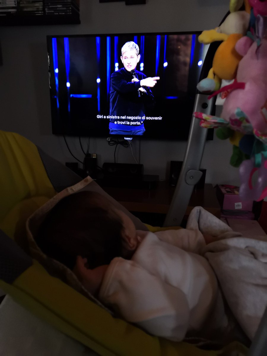 MartaNicolini's tweet photo. @TheEllenShow My daughter has two months, we bought her a lot of toys but she still prefers your "Relatable"! 😅 https://t.co/BI0XoBe9Q5