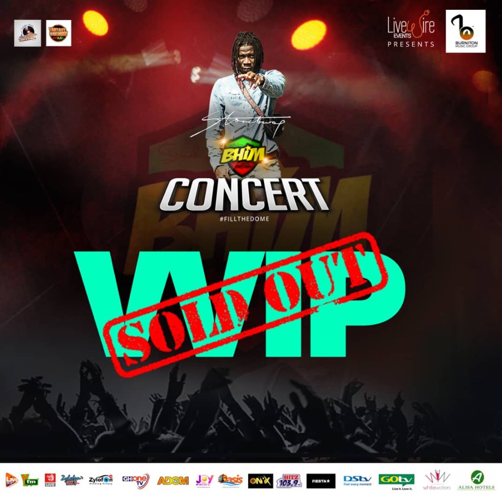 DBLACKGH's tweet photo. Sold Out !!! #fillthedome #bhimconcert tonite !!! @stonebwoyb @LiveWireEventGh https://t.co/l89dXDo9TJ
