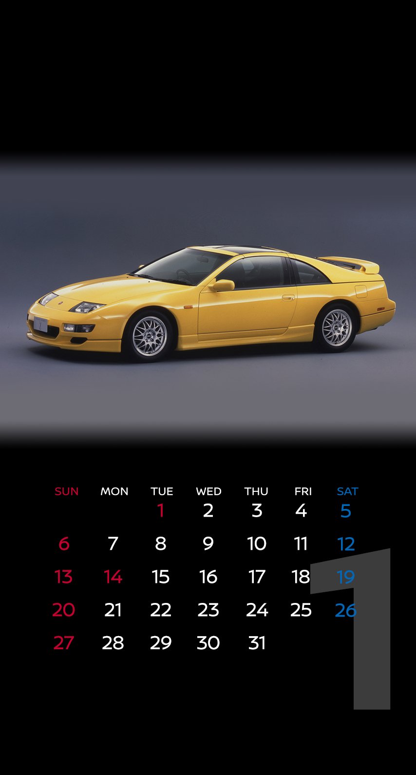 期間限定】 SPORTS NISSAN 日産 1995 フェアレディ1952~ カレンダー