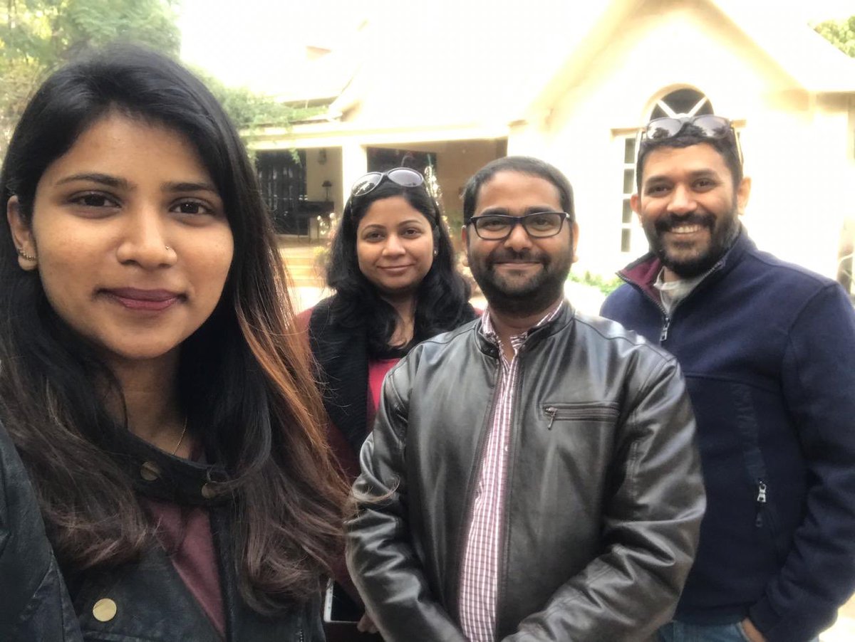 Year end team lunch - Hyderabad and Mohali. Thank you, 2018! 🙏 #OneSchoolTwoCampuses