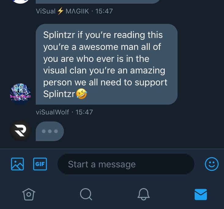 SplintzrGG's tweet photo. All my chat dose is spread love? #ViSualONtop https://t.co/lvBlaVHapG