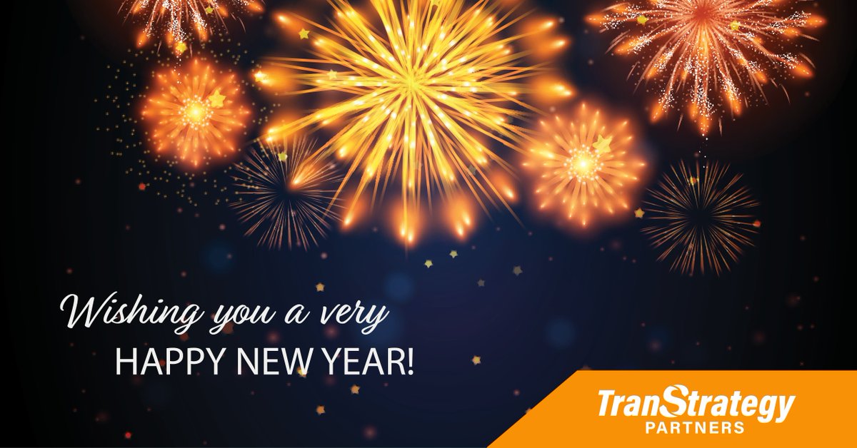 TranStrategy's tweet photo. As another year begins, we wish you plenty of joy and lots of cheer. From our family to yours, we wish you a very happy new year. https://t.co/qESuxcKWgu