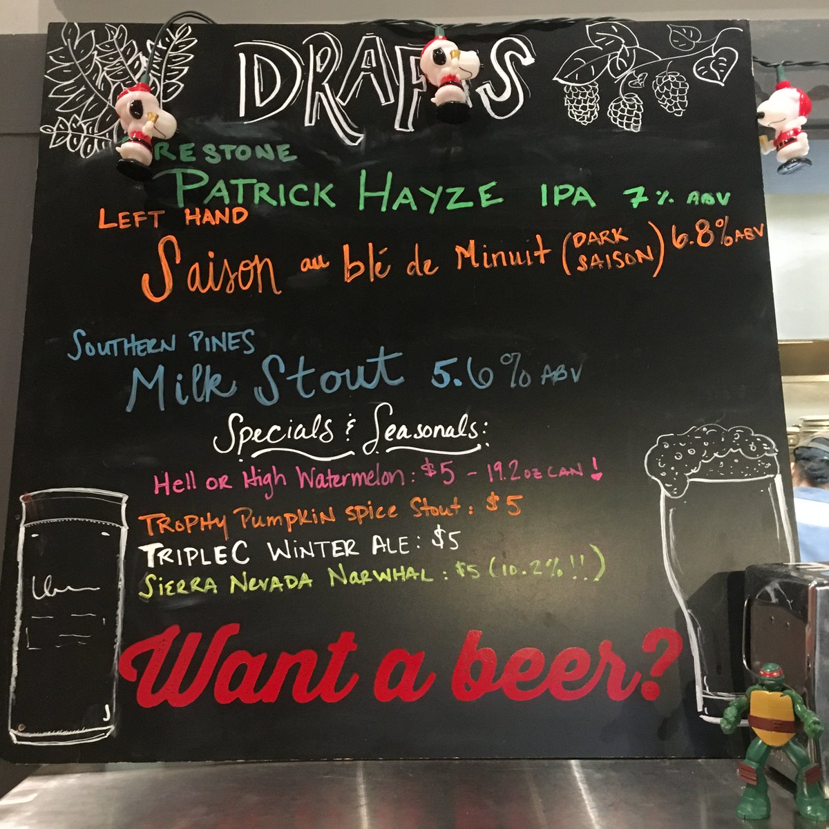 piepushers's tweet photo. happy friday! we’ve got some great beers on tap and on special, so #comegrabapint while you #comegrabaslice for your #fridaypizzaplans 🍕🍺 #yum #takingcallins #pickupordelivery #localeats #bullcity #piesforthepeople https://t.co/ndYCyxlUxI