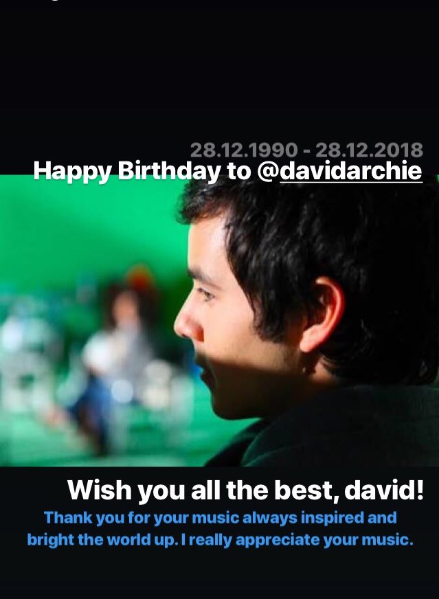 Happy birthday, my inspiration!!!! 
I love you so much, David Archuleta! 