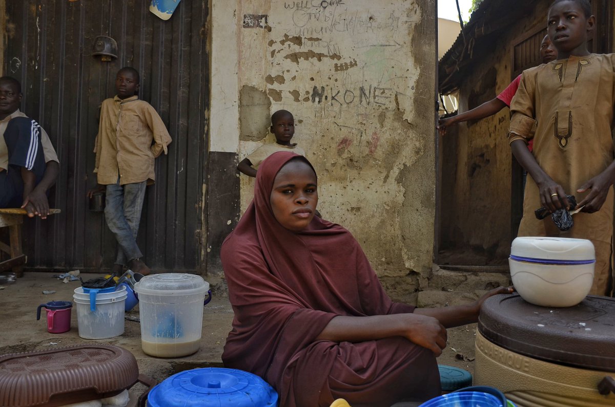 Story of Empowerment: After losing her husband, Hauwa Abubakar from Mubi LGA Adamawa through the 

@NHGSFP

is able to carter for her three children and she has also started a small food business for herself. #SipInvests