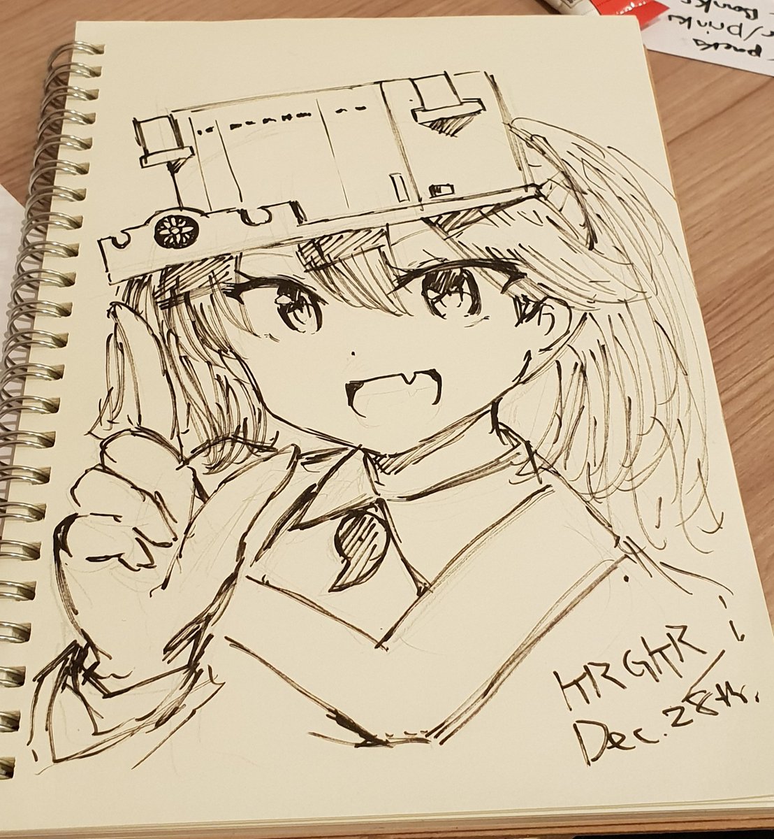 Thank you for the day and also this nice drawing! @det_kirigakure 