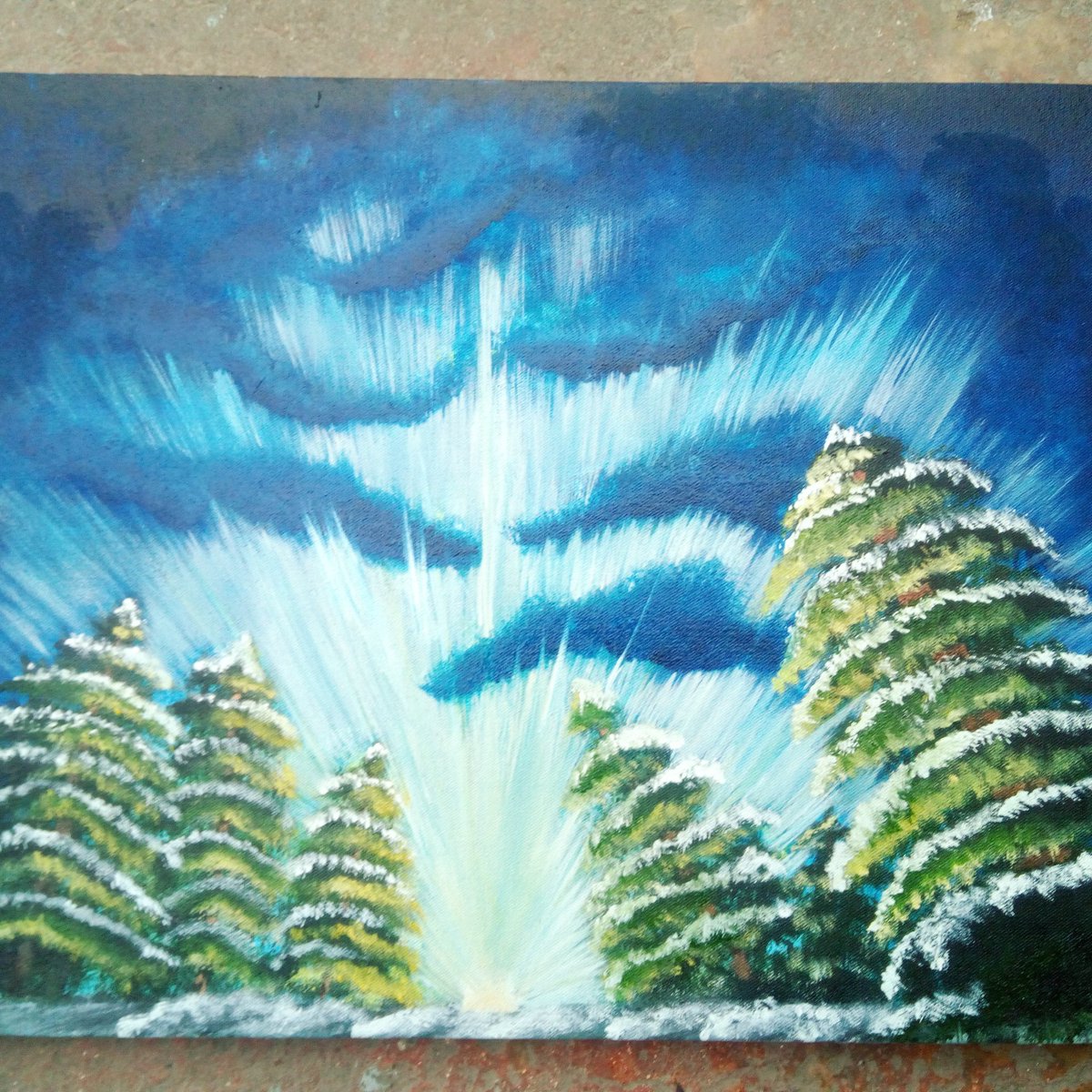 Harshitverma007's tweet photo. #oil_painting
#nature_view
#sun_rise
✏✏✏���✏✏✏✏✏ https://t.co/AlQynKceOk