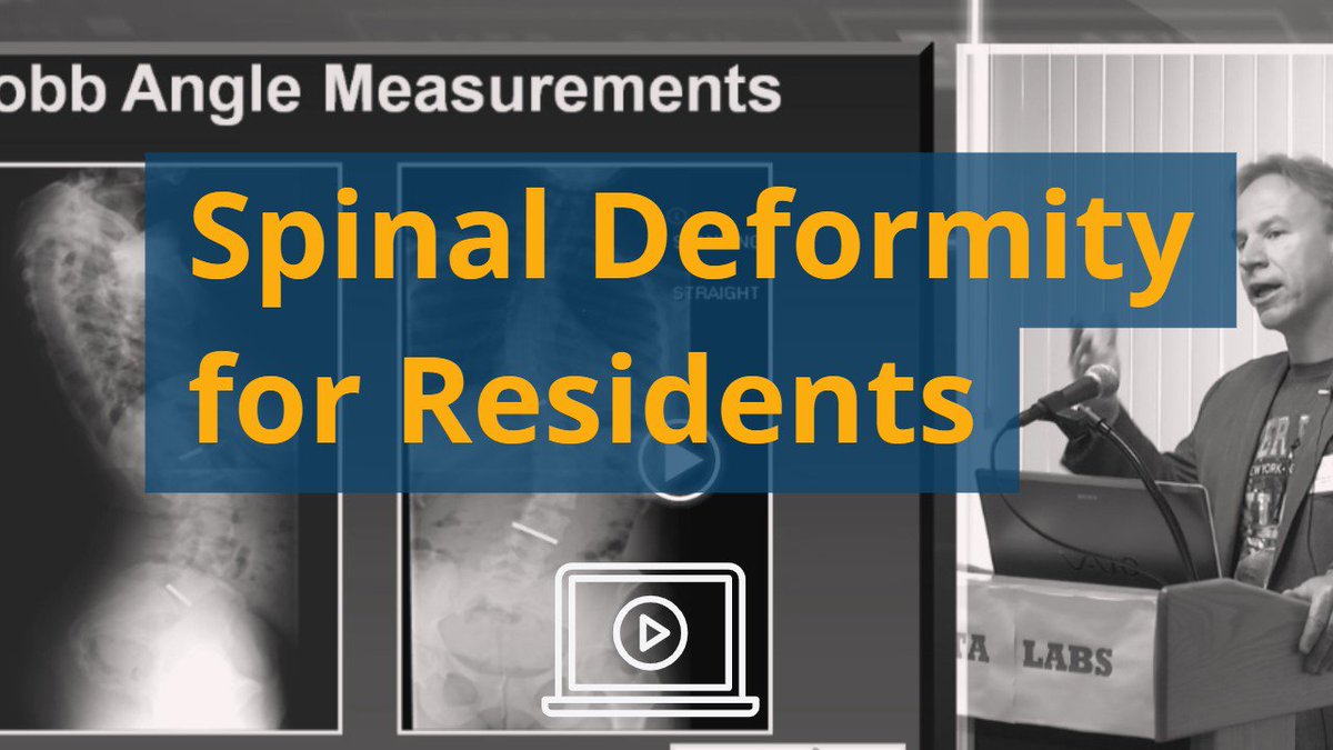 Free online course: Spinal Deformity for Residents ow.ly/hUNt30n7OTD