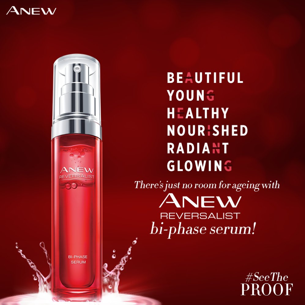 AvonIndia's tweet photo. Ageing is a word that you must remove from your skin dictionary! Remove fine lines, wrinkles and all other signs of ageing with Anew Reversalist Bi-Phase serum.
.
#SeeTheProof #Avon #AvonAnew https://t.co/8JPlLUniYL
