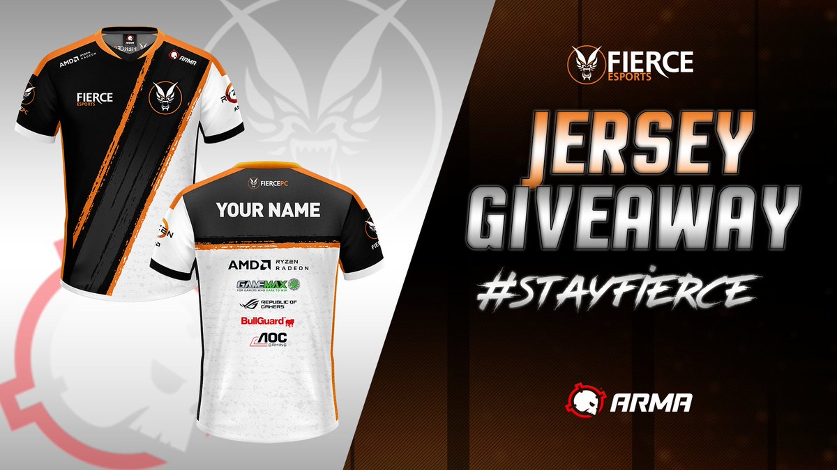 FierceEsports's tweet image. 🚨 GIVEAWAY 🚨

We are giving away one of our Fierce Esports Jerseys created by @ARMAgg 😍❤️

But hurry, the competition ends on the 6th January 2019! 
▶️bit.ly/2Q9UYiy

#StayFierce 🔥