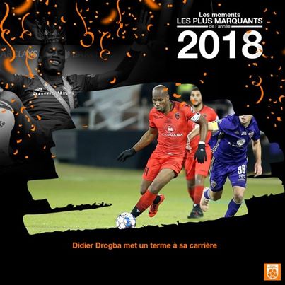 AlioDoungous's tweet photo. Moments les plus marquants de l'année #2018 : le Clap de fin pour Didier Drogba !
#CIV #CIV225 #CIV2018 https://t.co/gh5c9EpIqi