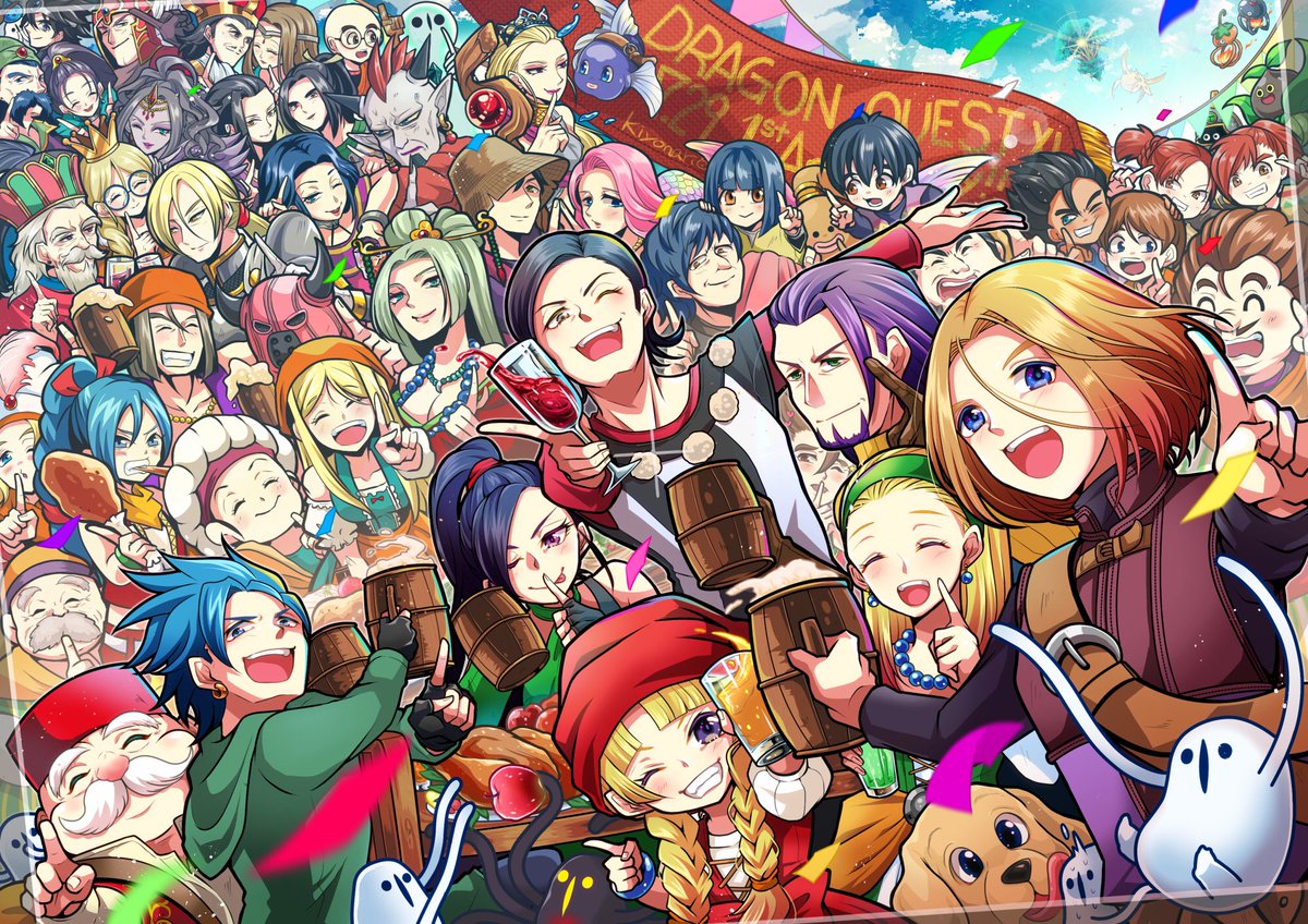 「#2018年自分が選ぶ今年の4枚

DQモンスト入り交じり
今年は原稿と仕事に加」|清成🐤｢推しケモ｣連載中！のイラスト