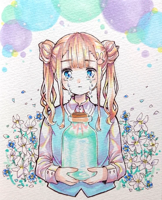 ラスト2枚一気にぽいぽいっ?
#紅白お絵描き合戦2018 
#白組応援イラスト 