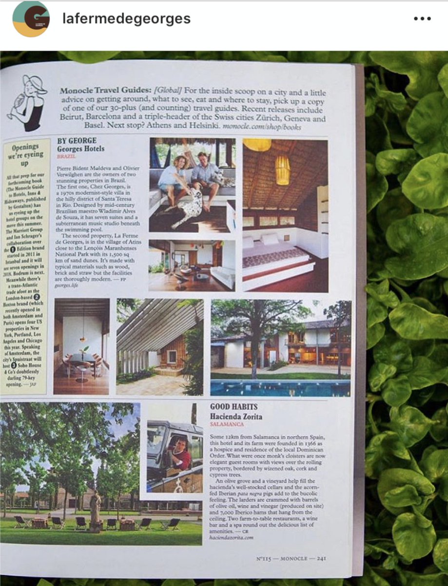 lbda_team's tweet photo. Super content ! Un grand merci pour les deux articles super cool pour un de nos clients au Brésil La Ferme de Georges paru sur @AirFranceMag et @MonocleMag @Monocle24 thank you ❤️❤️ #prforever #lafermedegeorges #laboitedallumettes #agence https://t.co/lyhLNsrPW1