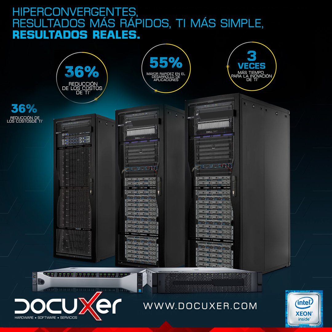 Docuxer's tweet image. Hiperconvergencia resultados rápidos, TI más simple, resultados reales. Contáctanos (7) 5755247 #cucuta #bucaramanga #soluciones #tecnología #seguridad#informática