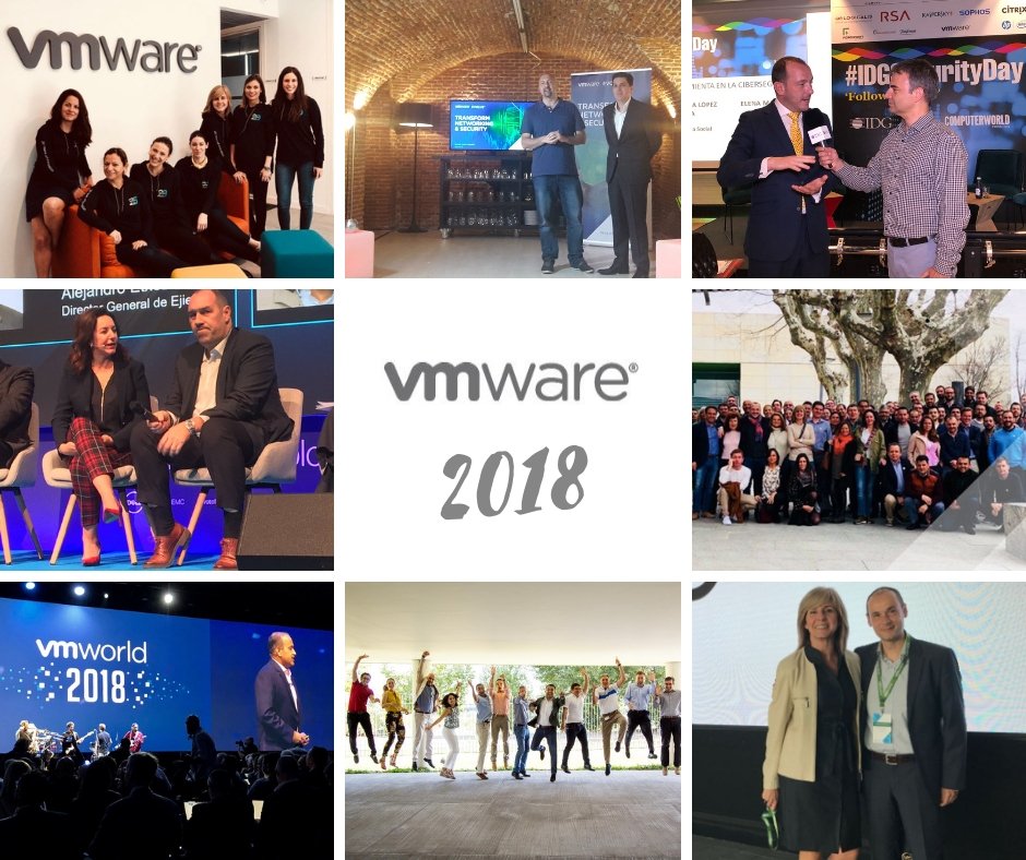 vmware_es's tweet photo. 👏 Echando la vista atrás comprobamos que el 2018 ha sido un gran año... ¡y que hemos celebrado nuestro 20 aniversario como se merece!👏 #VMwarePeople https://t.co/A7ov8QtQyw