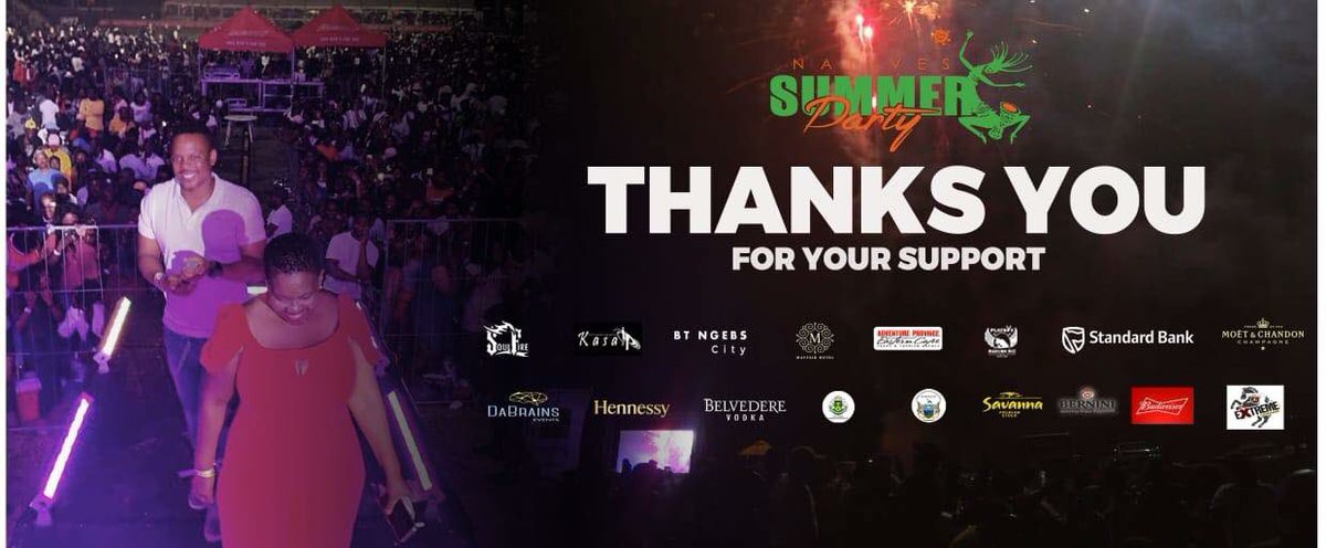 NativesSummerSA's tweet image. #NativesParty2018 THANKS YOU for your continued SUPPORT‼️♻️🔆

We are NOTHING without YOU‼️ Looking forward to seeing you guys at #NativesParty2019 🎊🎉🌟