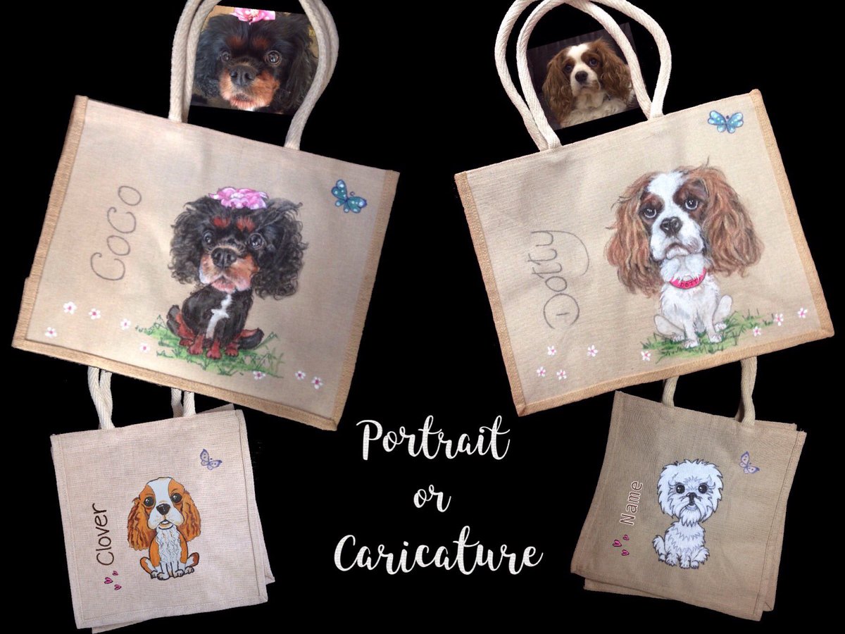 BagmeBeautiful's tweet photo. Hand painted portrait or breed caricature. https://t.co/bXegAVYPSP to see many more. https://t.co/uc7R1KQPRH