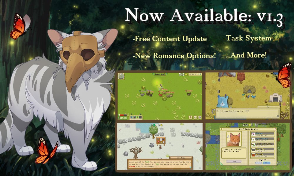 Cattails Wildwood Story 🔴 Kickstarter LIVE NOW! on Twitter "v1.3 is
