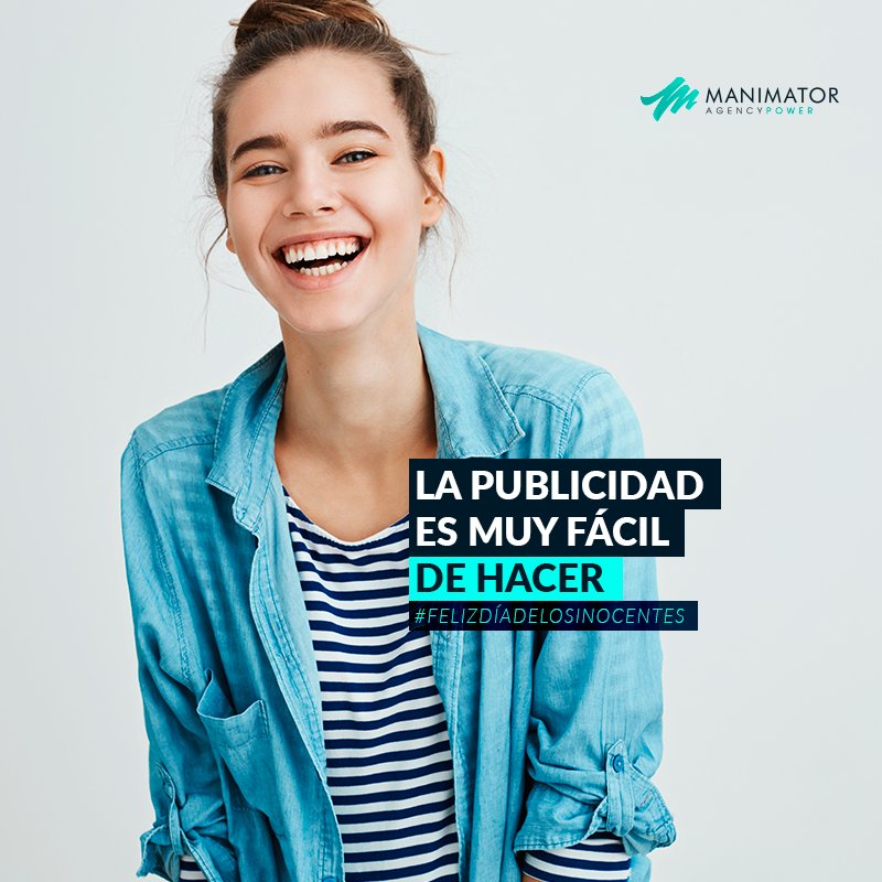 manimatorstudio's tweet image. ¡Feliz día de los inocentes! 😂 No creas todo lo que te dicen. La publicidad es un proceso que debe ser hecho por los mejores, en #ManimatorAgency los vas a encontrar. ¡Escríbenos!