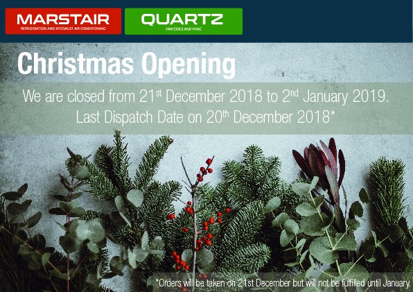 Missing us? You can send us an e-mail to sales@quartz.co.uk with any enquiries while we are away and our staff will get back to you upon their return! #Christmas #Christmasopening #Missus?