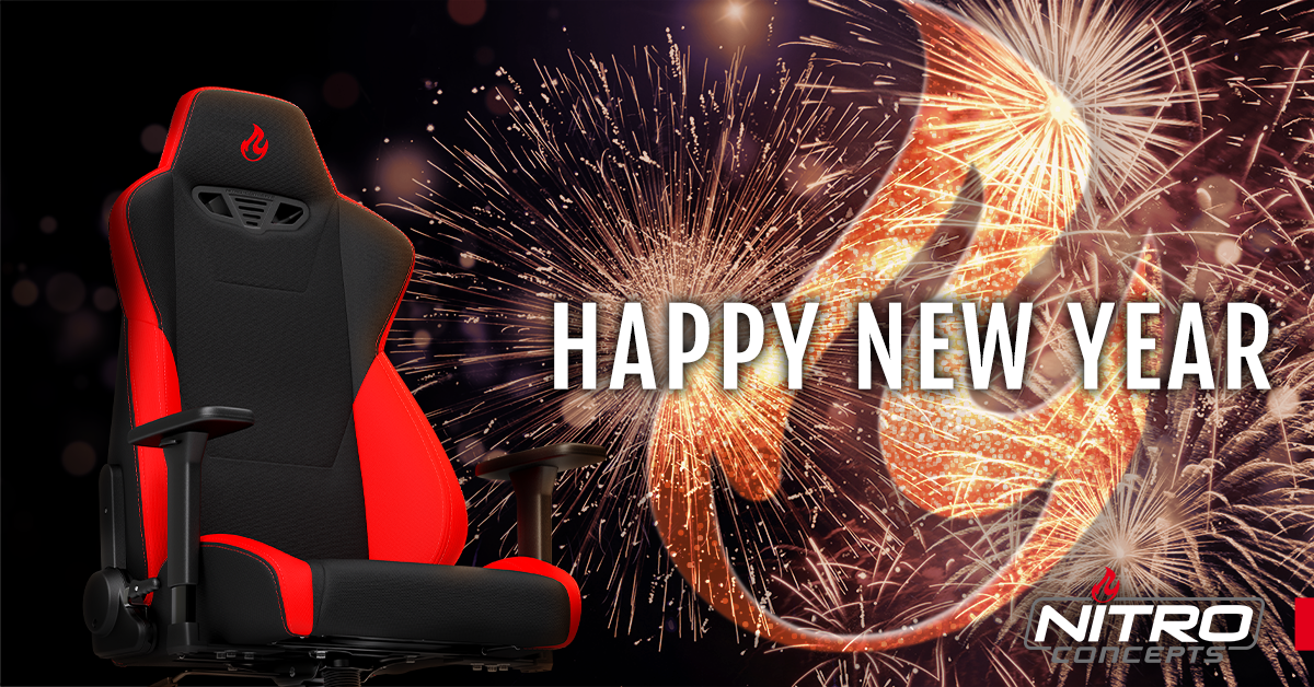 Nitro_Concepts's tweet photo. Happy New Year with hope and happiness for all of you. See you on the other side 😍🔥 #nitro #nitroconcepts #boostyoursetup #boost #race #racing #flame #followtheflame #gaming #chair #gamingchair #esport #comfort #seat #newyear #newyearseve #silvester #year #party #celebrate https://t.co/OZN7mk7ZYu
