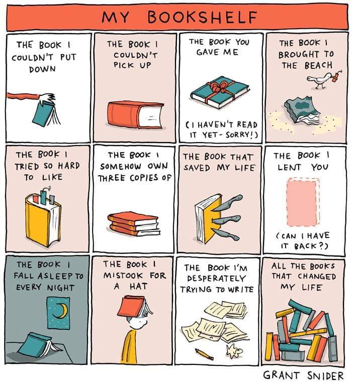 scot_slaby's tweet photo. @grantdraws nails the reader’s life again with this: @ncte @rewritinglives @RWTnow @RIFWEB @RWW @read https://t.co/i1i0Demi92