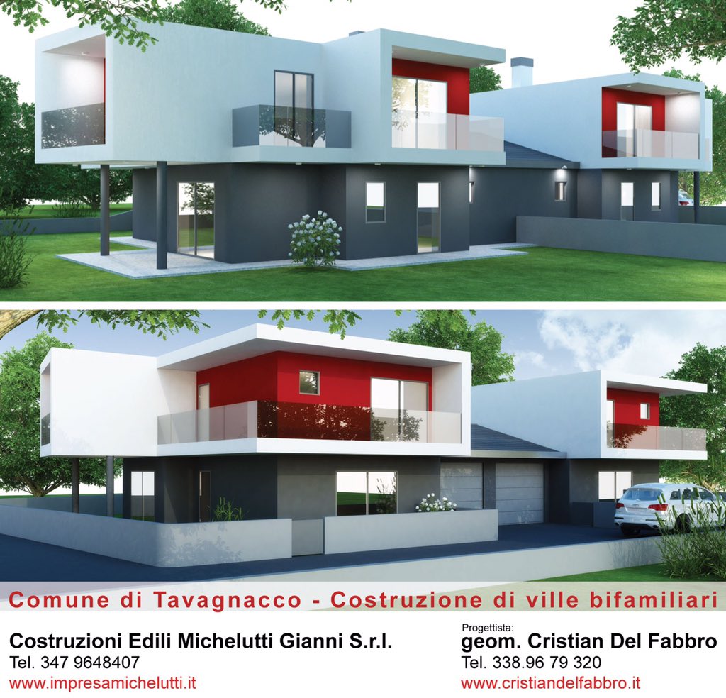 #colugna #bifamiliari #ville #progetto #nuovo #vendita #studiodelfabbro #classea #michelutticostruzioni #2019 parte bene #architecture da #geometri #tavagnacco #project