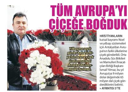 sus_bitkileri's tweet photo. Basında Birliğimiz..
2019 yılına girerken süs bitkileri ihracatımız, ge��en yıl aynı döneme göre %17 artış göstererek 100 milyon doları buldu... https://t.co/eTRdfJQ6An