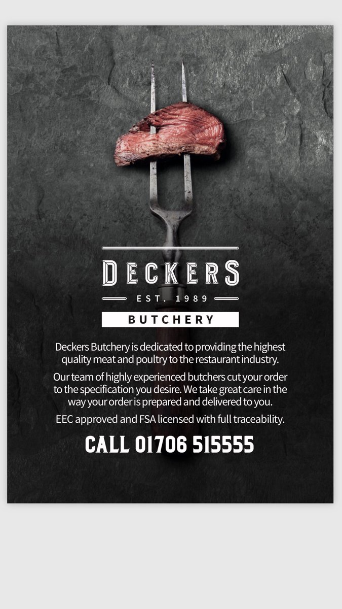 We are very exited to announce our Deckers Butchery website is now LIVE! 

deckersbutchery.co.uk

#deckers #deckersbutchery #castleton #rochdale #manchester #butchery #butchers #websitenowlive #rochdalebusiness
