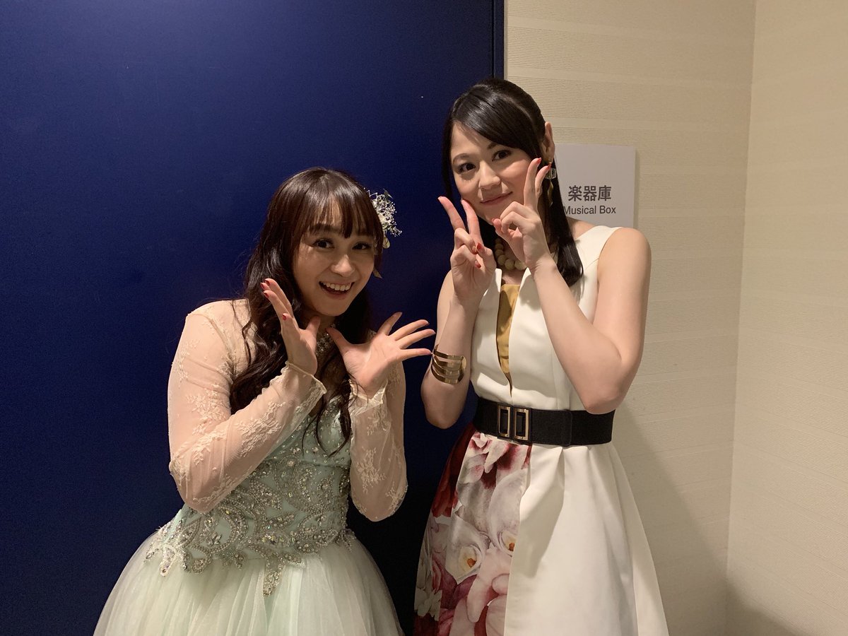 odakaori_0511's tweet photo. 今井麻美さんと!念願の!音楽のステージでご一緒出来ました(^ω^)いつもラジオ番組に呼んで頂くばかりで、いつかご一緒出来たらと思っていたのでした! #CSC2018 https://t.co/i1nc7mbv1c