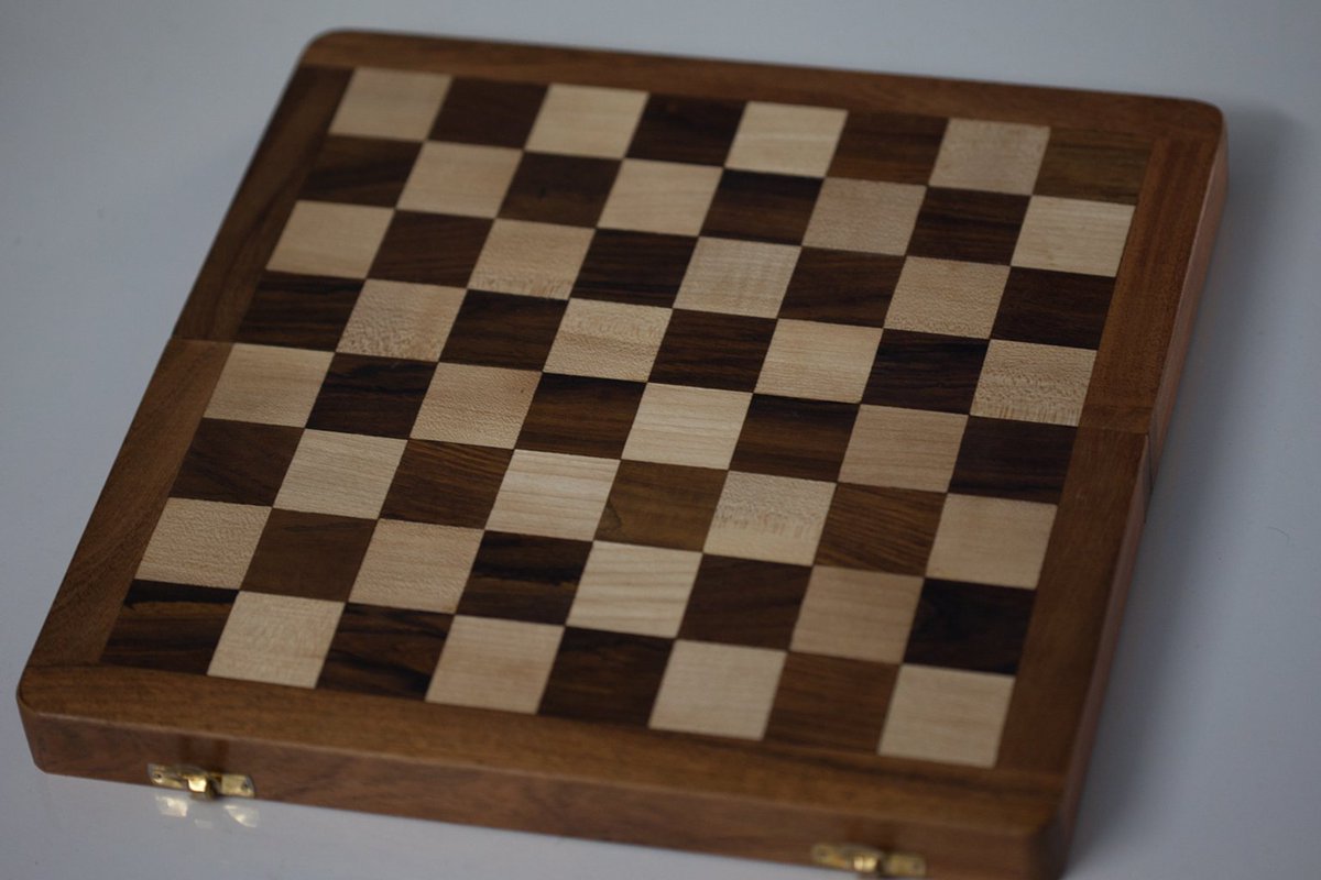 Wooden Chess Board. Hand picked from Karnataka. #wearehandpickers .
 #buylocal #shoplocal #trivandrum #kochi #technopark #trivandrumshopping #chessboard #woodenchessboard  #woodart #indoorgames #magneticboard