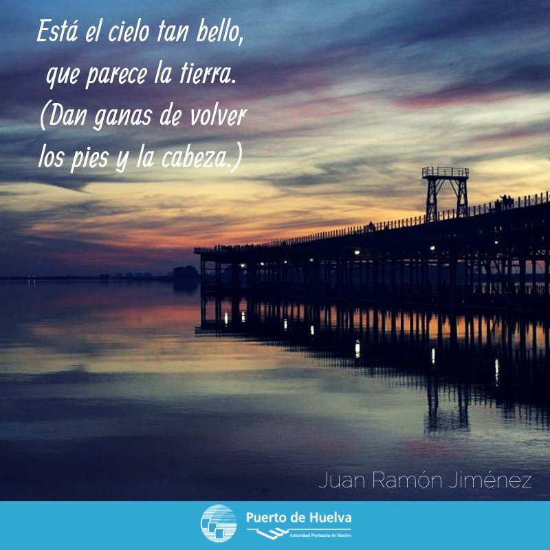 Despedimos el año leyendo poemas en el #PaseodelaRía 📘 ¡Gracias a <a href="/faumv77/">Fausto Martín</a> por la fotografía!
De parte de tod@s los que trabajamos en el #PuertodeHuelva os deseamos una feliz entrada en el 2019. ¡Que todos vuestros sueños se hagan realidad!