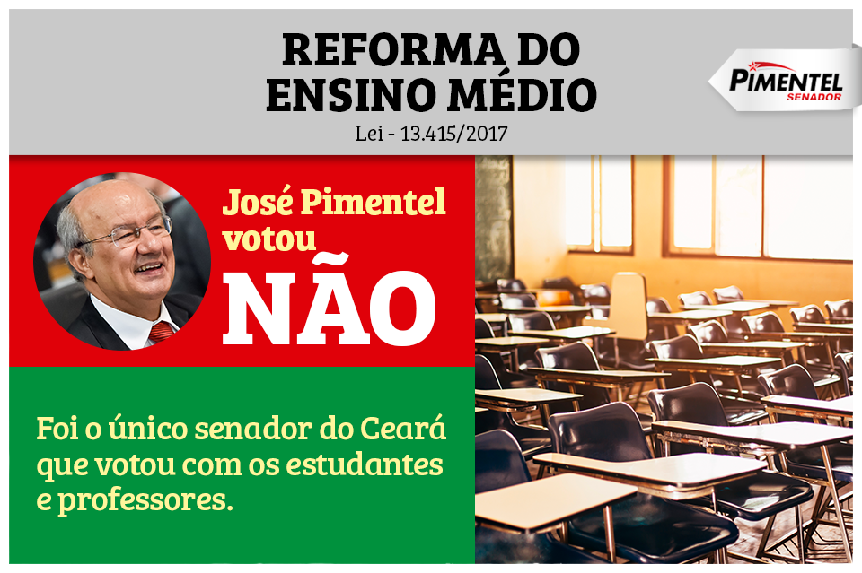Senador José Pimentel foi o único senador do Ceará que votou com os estudantes e professores, dizendo "NÃO" à Reforma do Ensino Médio. Leia mais ➡ bit.ly/prop-pimentel
.
#ReformaDoEnsinoMedio #JosePimentel #SenadorDoCeara #Educacao #Professores #Estudantes