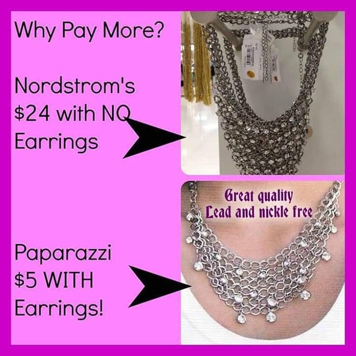 BlingJeanette's tweet photo. WHY PAY MORE? 
Get your Fishing For Compliments Necklace set NOW. Available in Gold and in Silver for ONLY $5 plus tax and shipping. AND all of our Necklaces come with a FREE matching pair of earrings!
ALL Paparazzi Accessories are LEAD and NICKEL Free. 
https://t.co/oOrYQgEiLQ https://t.co/UC3zuoIRne
