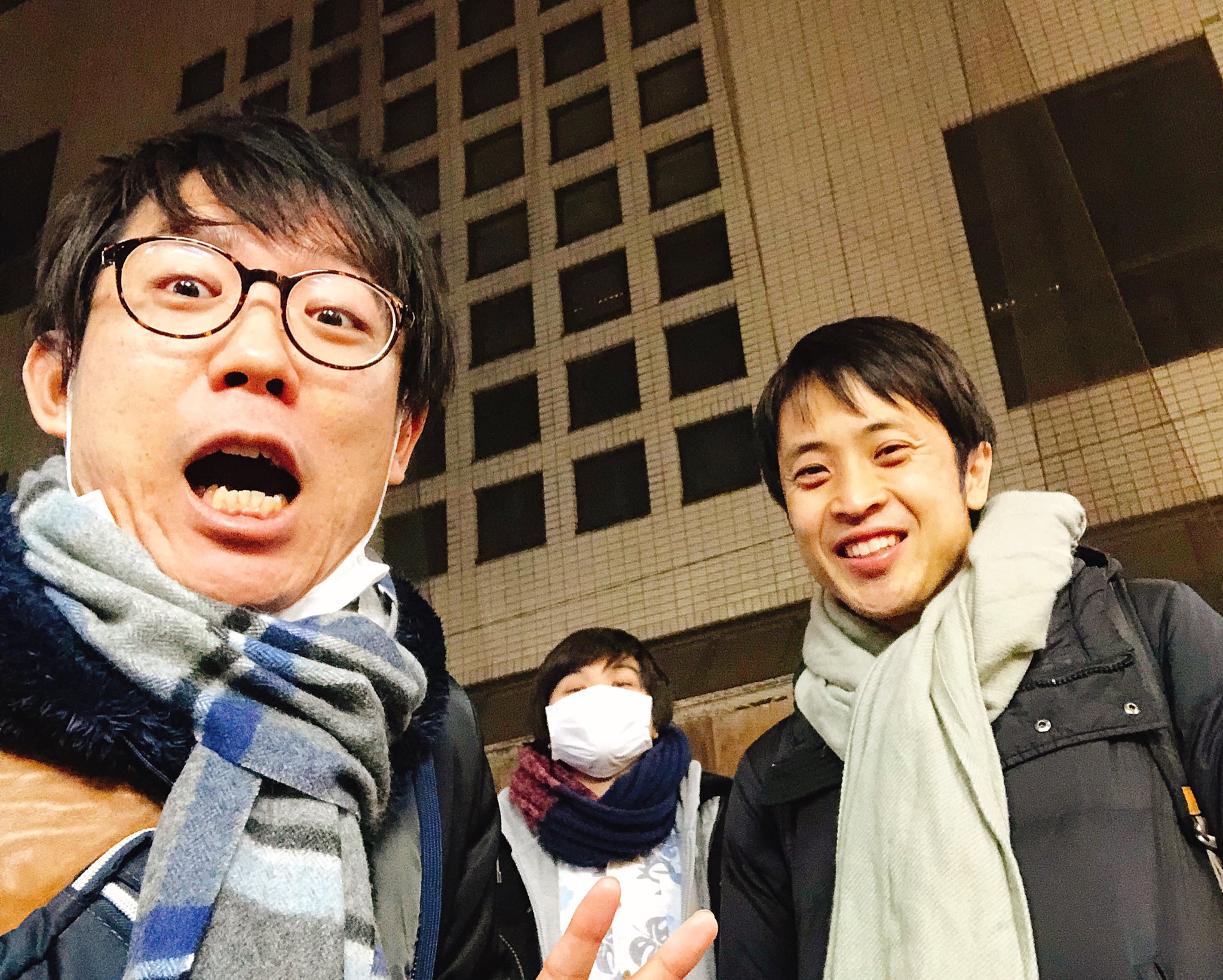 オーワ D タカシ 今日は久しぶりに星さんと会ったー チャレナイぶり 佐藤さんと4人で忘年会