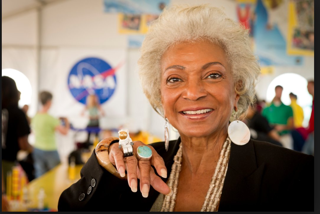Happy birthday, Nichelle Nichols! 