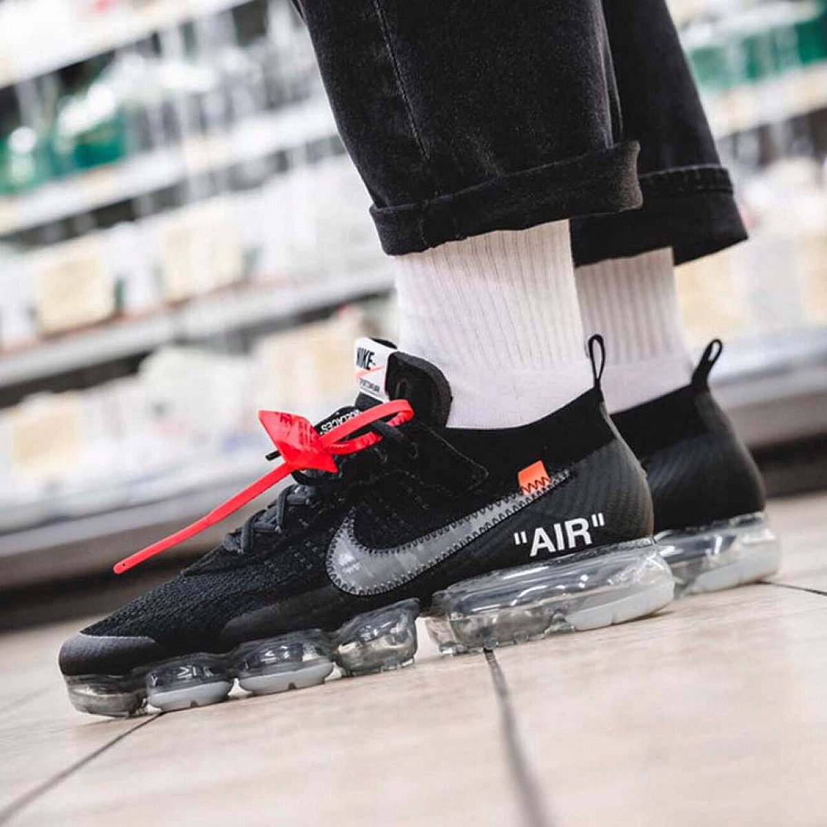 Off White X Nike The Ten Vapormax FK White Bump
