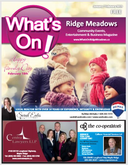 whatsonrm's tweet photo. The January/February issue is HERE! Hitting the stands as we speak!
#whatsonridgemeadows #mapleridge #ridgemeadows #communitymagazine #communityliving #communityevents #eventsentertainmentbusiness
#advertisewithus #janfeb #whatsonrm #ridgemeadowbusiness https://t.co/e5lIzGzIU8