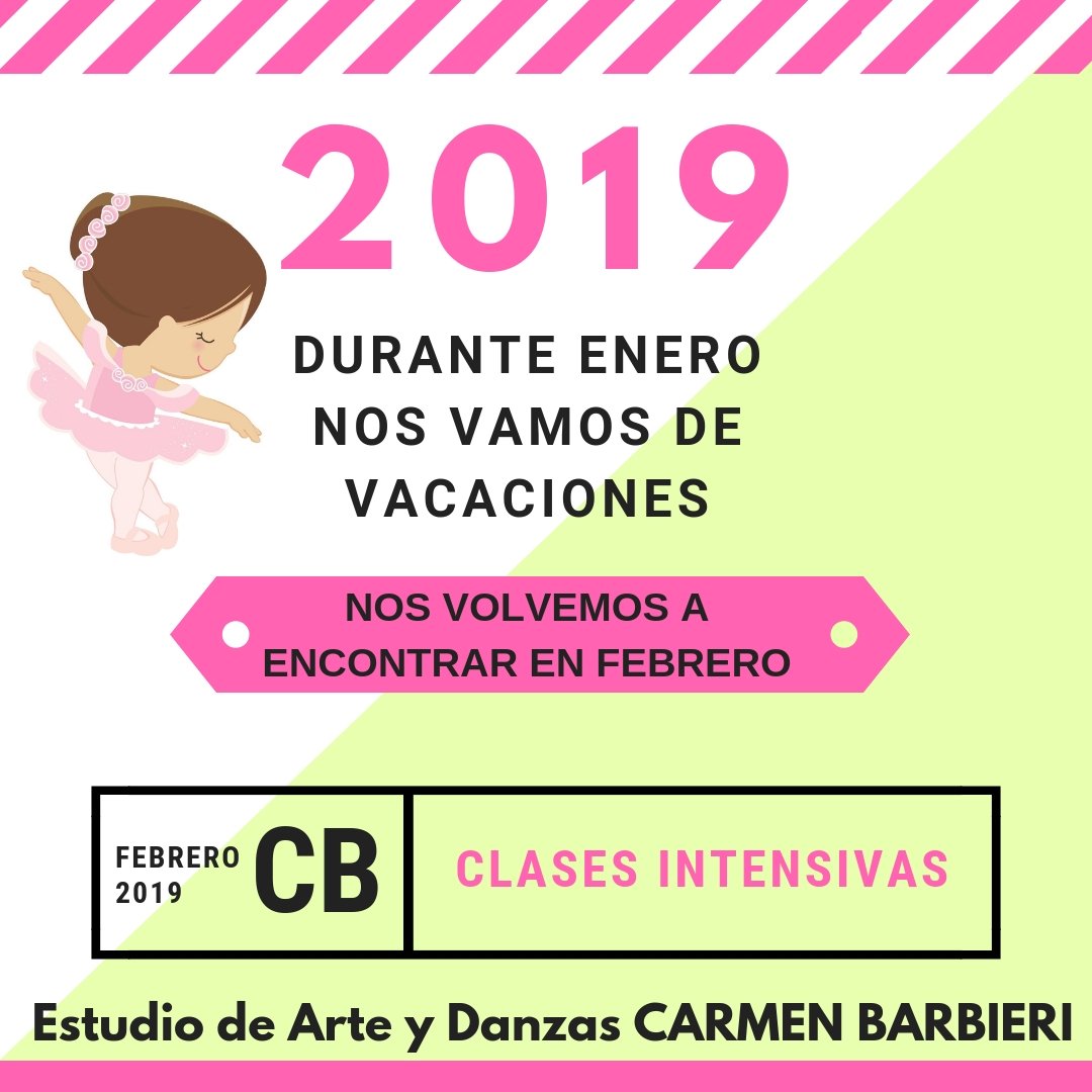 estudio_cb's tweet photo. ¡¡ #FelicesVacaciones bailarines!!
Nos volvemos a ver en Febrero con las clases intensivas de verano 🐬🍉🍍☀️💦 https://t.co/kDJbPcQFFg