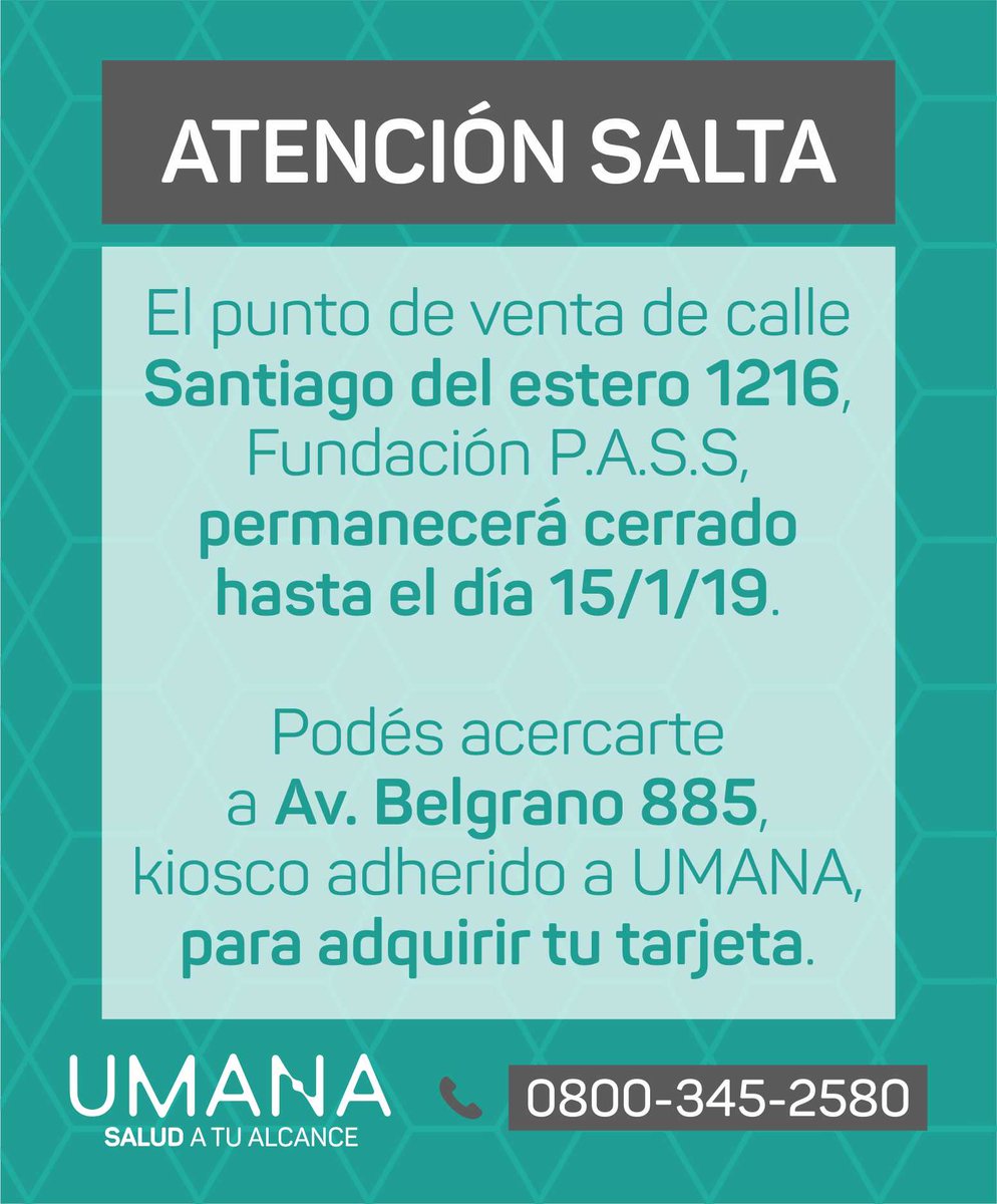 Atención SALTA