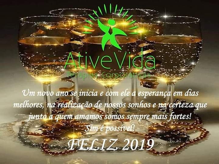 Feliz 2019 a todos.
#alegria
#bomhumor
#sorriso
#energia
#proatividade
#foco
#produtividade
#otimismo
#inspiração
#ativevida 
#bemestar 
#saude
#vida
#simepossivel