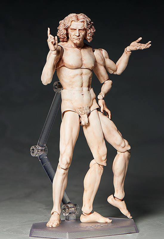 RevistaPICNIC's tweet photo. El hombre de Vitruvio, obra de Leonardo Da Vinci, ha sido convertido en figura tridimensional por la compañía de juguetes #Figma.
El modelo conserva gran semejanza con la obra original, por lo que incluye partes extras de brazos, piernas y del pecho. https://t.co/t1SUe1ZlmK