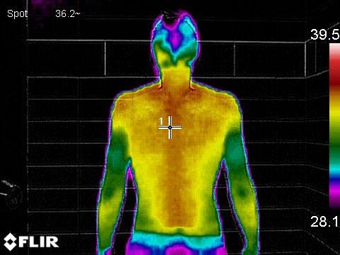 saunacloud's tweet photo. Before and after picture of a @saunacloud user’s skin temperature. #infraredsauna #sauna #saunacloud https://t.co/NGfdPr9v97