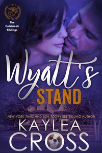 kayleacross's tweet photo. Wyatt's Stand is on sale for 99 cents for the next few days! It's book 2 of the Colebrook Siblings series, and it features my dog PJ as "Grits". 

https://t.co/OQ0jop8Uhm https://t.co/BtZyqcFR7e