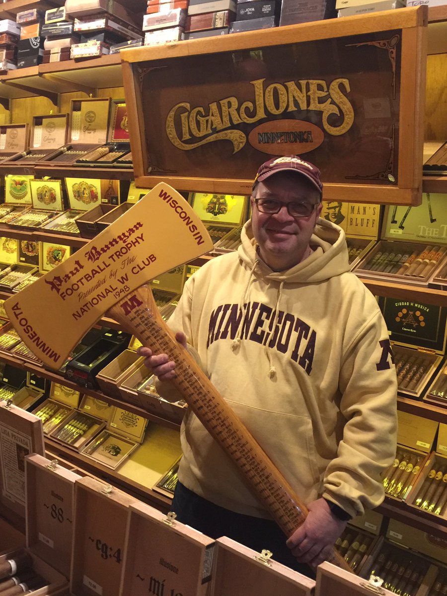 CigarJones's tweet photo. #GoGophers #collegefootball #paulbunyansaxe https://t.co/zIKRnLdmfl