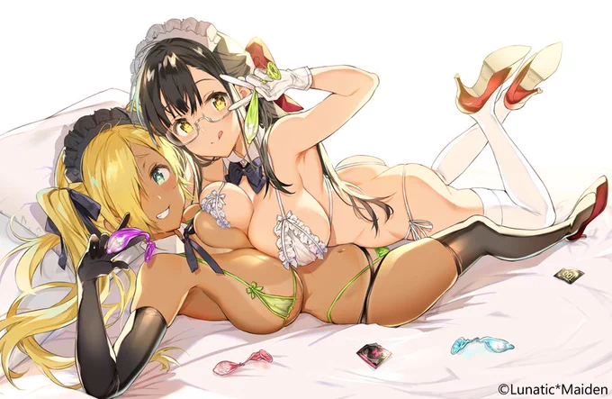 【おしながき】
C95 3日目 西りー38b  Lunatic*Maiden
新刊【イラスト集】&【沙雪お姉さんは我慢ができない3】
新刊両方お買い上げの方に先着限定でA4クリアファイルポスター+A4クリアバックがおまけでつきます!
クリアポスターの絵柄は表紙イラストの全体図(えっちver.)になります
よろしくね🙏 